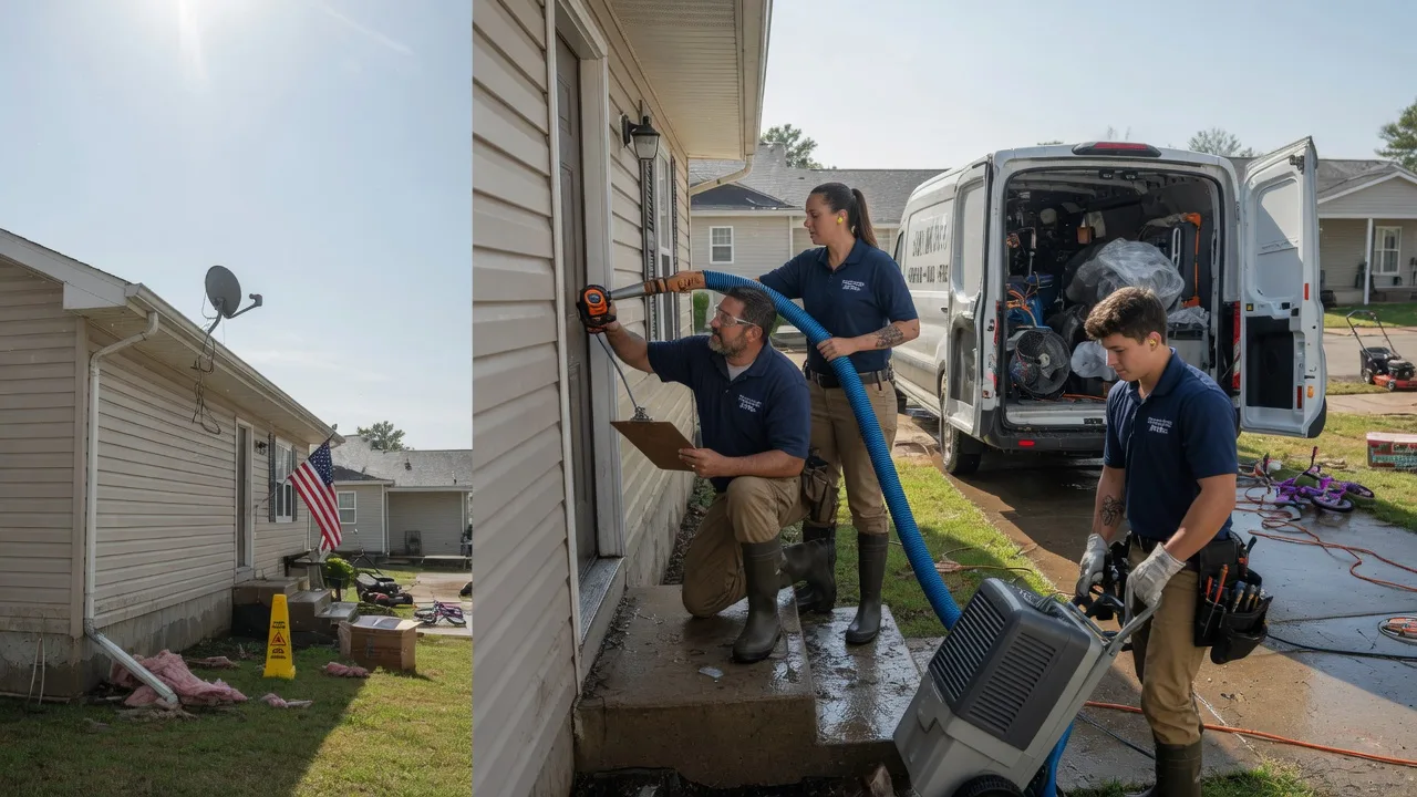 Ceiling Water Damage Restoration in Danville, IL near me